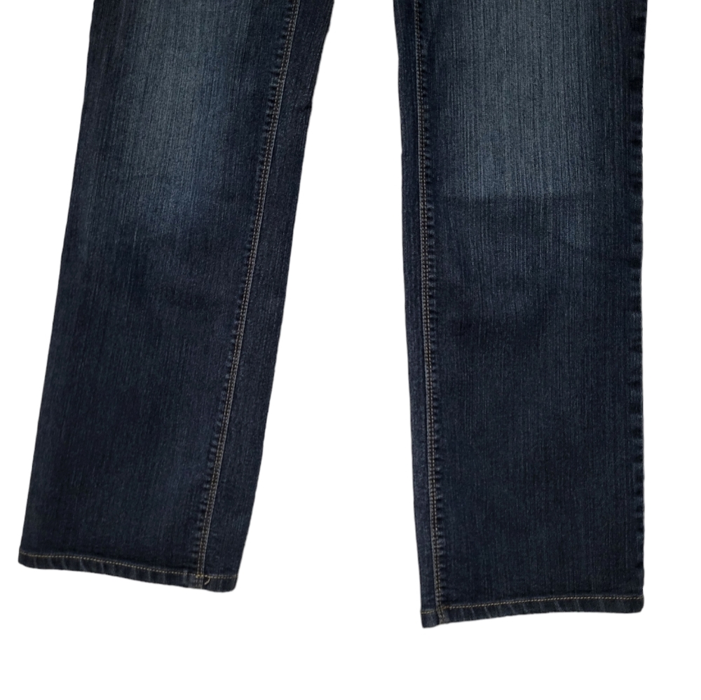 NYDJ Jeans Women's Lift Tuck Technology Straight Leg Blue Denim Dark Wash Size 6 - Picture 9 of 11